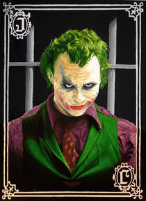 Heath Ledger as Joker by Andrew Goti