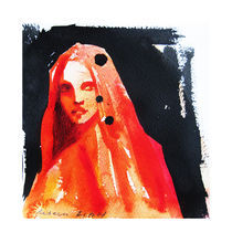 Red girl by Rebecca Elfast
