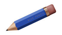 Blue pencil by William Rossin