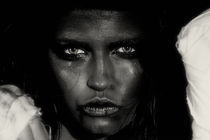 Beauty of dark woman by Jozef Zidarov