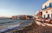 Mykonos Town at Sunset by Colin Miller