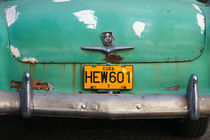 License Plate - Havana, Cuba by Colin Miller