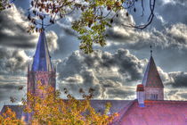 Wolken über der Kirche von Armin Frey