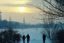 Winterromantik -Alster Hamburg von minnewater
