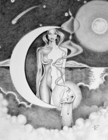 Moon Lady Dream by Robert Ball