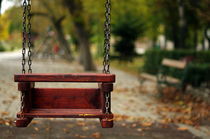 Empty swing by Octavian Iolu