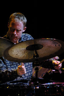 Bill Stewart on drums - ROMA 2005 by Nathalie Matteucci