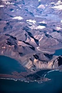 Aerial view of Iceland v.1 von Amos Edana