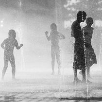 Playing in the fountain VIII by erich-sacco