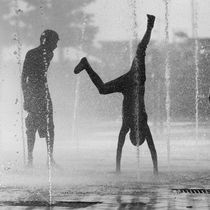 Playing in the fountain VI by erich-sacco