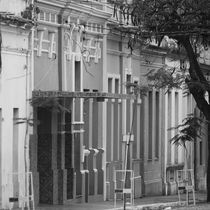 facade of old houses in the city of Corumba MS by erich-sacco