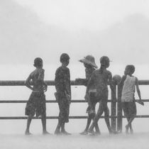 children in the rain by erich-sacco