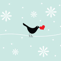 snowflake bird by thomasdesign