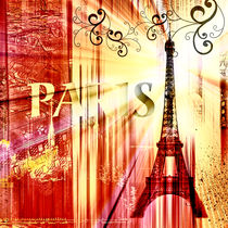 Paris Collage von Städtecollagen Lehmann