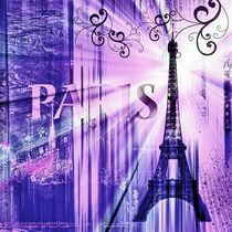 Paris Collage von Städtecollagen Lehmann