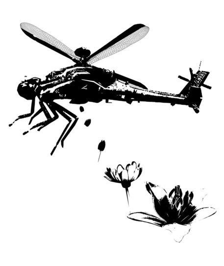 Dragonfly-helicopter-stencil