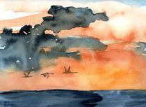 Sunset Flight von Sandy McDermott