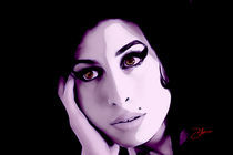 Amy Winehouse - Purple Passion von Ignacio Fresas