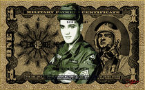 Elvis Gold Military Payment Certificate by Ignacio Fresas