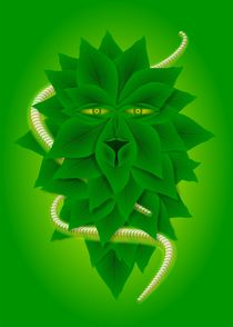 leaf man abstract by Tim Seward