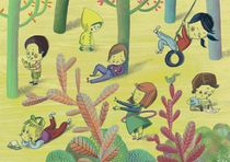Children in the Forest von Nikko Barber