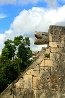 Pyramide Chichen Itza auf der Halbinsel Yucatan, Mexiko von Mellieha Zacharias