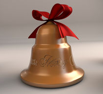 Xmass golden bell by nikola-no-design