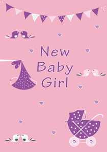 New Baby Girl by Caroline Allen