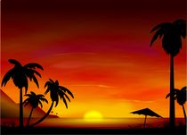 Tropical Sunset von Tim Seward