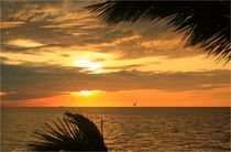 Wunderschöner Sonnenuntergang am Golf von Mexiko von Mellieha Zacharias