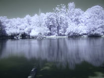infrared lake by Mihail Leonard Bodor