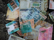 Indian Currency burnt by Neha Bhardwaj