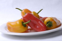 Plate of Peppers by Tom Warner