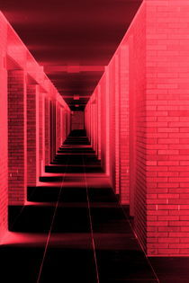 Red Corridor by Christine Bässler