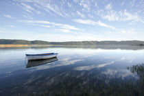 Row Boat on Knysna Lagoon, South Africa by Neil Overy