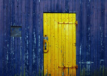 Yellow and blue door by RicardMN Photography