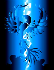 Blue Phoenix von Robert Ball