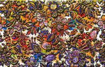 Digital Royal Floral Pattern Art by Blake Robson