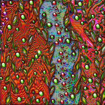 bohemian art abstract pattern by Blake Robson