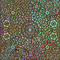 geometric pattern collage abstract art von Blake Robson