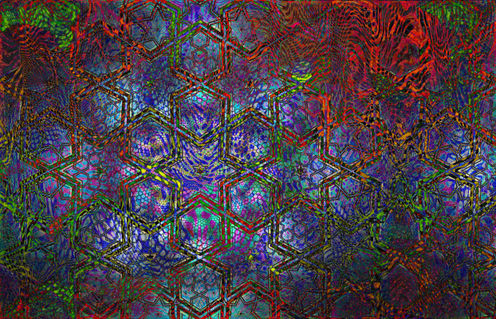 Organic-and-geometric-pattern-collage