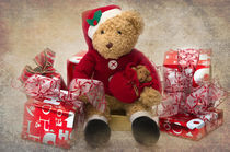 Teddy at Christmas by Louise Heusinkveld