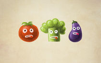Funny Vegetables by Boriana Giormova