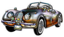 Convertible Classic Metallic Sports Car by Blake Robson
