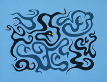 Evil snake in love by Boriana Giormova