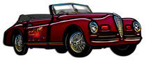Large Convertible Classic Car by Blake Robson
