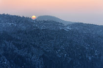 Sonnenuntergang im Gebirge von Wolfgang Dufner