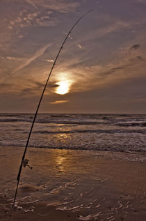 Fishing on the Beach von Michael Beilicke