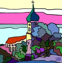 Pfarrkirche in Utting by Susanne eva maria Fischbach