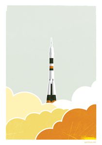 Soyuz's start by Anna Khlystova